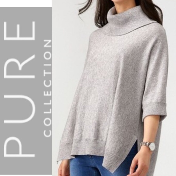 Pure Collection Sweaters - PURE COLLECTION Cashmere Oversize Poncho Tunic